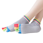 5 Finger Non-slip Yoga  Pilates Toe Socks