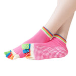 5 Finger Non-slip Yoga  Pilates Toe Socks