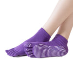 5 Finger Non-slip Yoga  Pilates Toe Socks