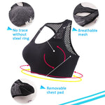 Quick-Dry Compression Yoga Women Bras