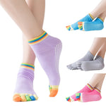 5 Finger Non-slip Yoga  Pilates Toe Socks