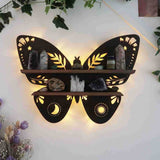 Moon Butterfly Wooden Essential Oil Display Shelf