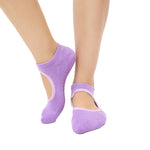 1 Pair Non Slip Grip Women Socks for Yoga Pilates Dance