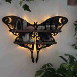 Moon Butterfly Wooden Essential Oil Display Shelf