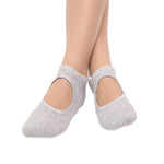 1 Pair Non Slip Grip Women Socks for Yoga Pilates Dance